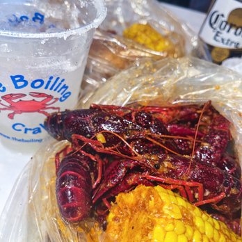 The Boiling Crab - 1 LB crawfish and corn - Seafood Near Me - Washington, DC, District of Columbia