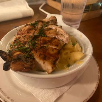 Prohibition Kitchen - Mac & Cheese with grilled chicken breast. - Bars Near Me - St. Augustine, Florida
