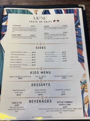Menu photo 5 Reggae Jerk Hut McKinney, TX