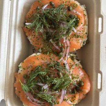 Odell's Bagel - Lox bagel (whole) - Bagels Near Me - Denver, Colorado Odell's Bagel - Lox bagel (whole) - Bagels Near Me - Denver, Colorado