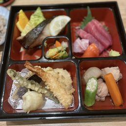 Grilled Black Cod Combo Plate
