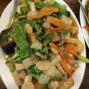 China Garden - Stir Fry Seafood Combination 12/08/18 - Chinese Near Me - Visalia, California China Garden - Stir Fry Seafood Combination 12/08/18 - Chinese Near Me - Visalia, California