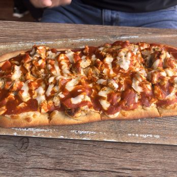 The Iron Oven - Buffalo Chicken Flatbread - Bars Near Me - Southampton, Pennsylvania The Iron Oven - Buffalo Chicken Flatbread - Bars Near Me - Southampton, Pennsylvania