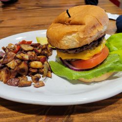 Double patty burger