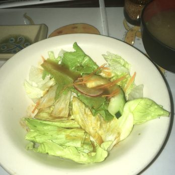 Sushi Yoshi - Salad with amazing dressing - Sushi Bars Near Me - Vienna, Virginia