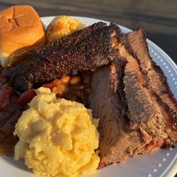 BBQ Plate Served from our Food Truck