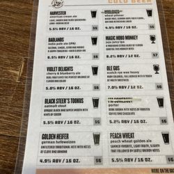 Meadowlark Brewing - Beer list