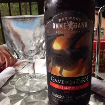 Mellow Mushroom Mount Dora - Game of Thrones beer... $14 but yum! Cool bottle to boot - Pizza Near Me - Mount Dora, Florida