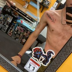 Precision Ink Tattoos - Front chest/shoulder tattoo