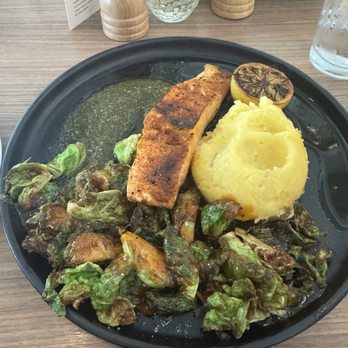 Kerbey Lane Cafe - Pan Seared Salmon* (GF) - Breakfast & Brunch Near Me - San Antonio, Texas