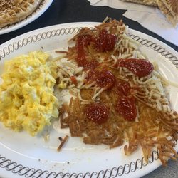 Waffle House - Hash browns and eggs