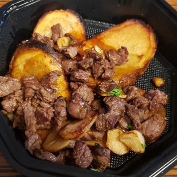Sangria Tapas Restaurant - Steak and potatoes with garlic - Tapas/Small Plates Near Me - Mahwah, New Jersey