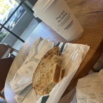 Starbucks - Delicious extra crispy Grilled Cheese and Pumpkin Latte. - Coffee & Tea Near Me - Atlanta, Georgia Starbucks - Delicious extra crispy Grilled Cheese and Pumpkin Latte. - Coffee & Tea Near Me - Atlanta, Georgia
