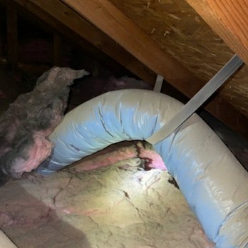 Choice Home Services - before, ducts were developing small tears - Heating & Air Conditioning/HVAC Near Me - San Dimas, California