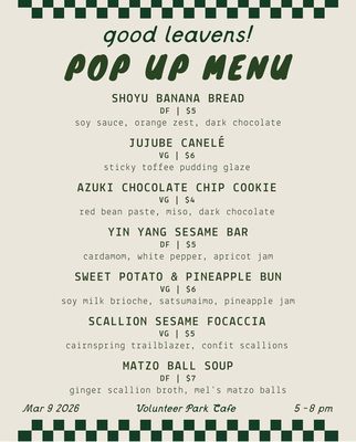 Menu photo 1 Volunteer Park Cafe & Pantry Seattle, WA Menu photo 1 Volunteer Park Cafe & Pantry Seattle, WA