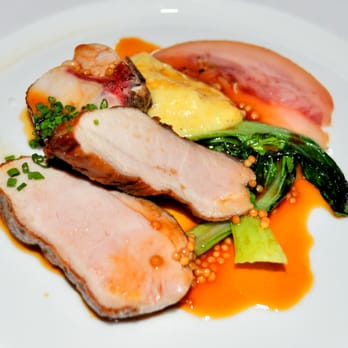 Craft - Suckling Pig Bok Choy, Polenta & Pickled Mustard Seed, Pancetta - New American Near Me - New York, New York