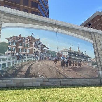 Roebling Murals - A mural of the Kentucky Derby in Covington. - Public Art Near Me - Covington, Kentucky Roebling Murals - A mural of the Kentucky Derby in Covington. - Public Art Near Me - Covington, Kentucky