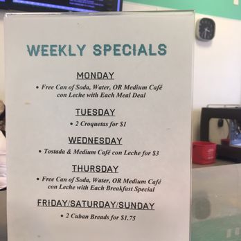 Miramar Bakery - Weekly specials - Bakeries Near Me - Hollywood, Florida