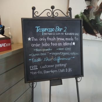 Teapresso Bar - Free parking - Coffee & Tea Near Me - Honolulu, Hawaii Teapresso Bar - Free parking - Coffee & Tea Near Me - Honolulu, Hawaii