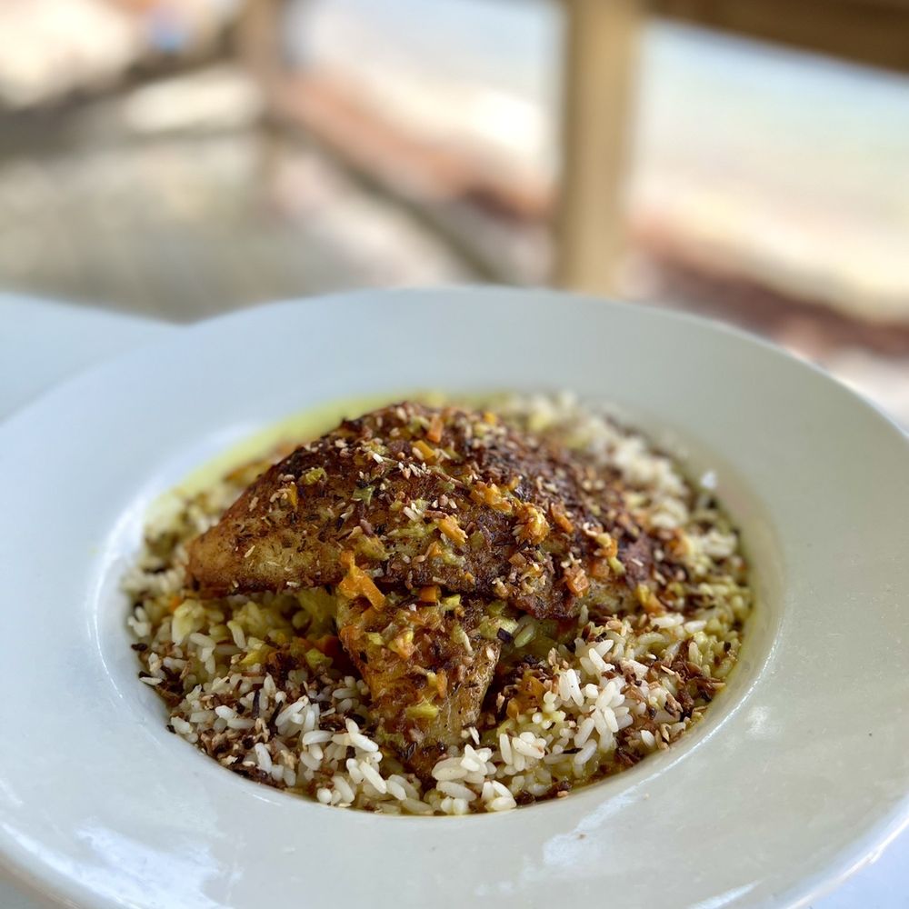 Miss Lucy's Restaurant - Curry fish special - Caribbean Near Me - St. John, Virgin Islands