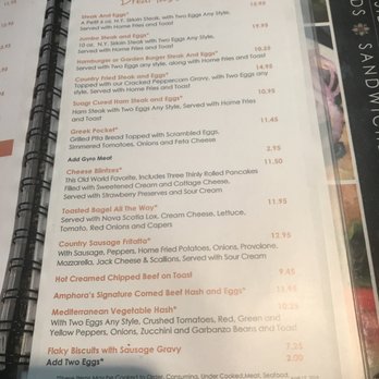 Amphora Diner - Breakfast Favorites - Breakfast & Brunch Near Me - Herndon, Virginia