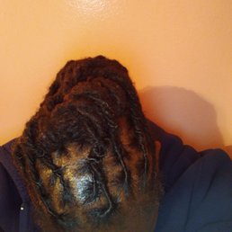 Top right after I got my locs retwisted & styled Top right after I got my locs retwisted & styled