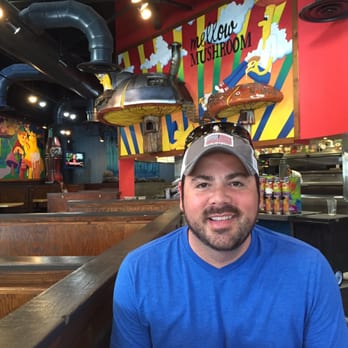 Mellow Mushroom Chattanooga - My handsome hubby at a tall table in a fun place - Pizza Near Me - Chattanooga, Tennessee Mellow Mushroom Chattanooga - My handsome hubby at a tall table in a fun place - Pizza Near Me - Chattanooga, Tennessee