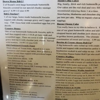 Suzan's Grill - Huge menu, lots of choices and great descriptions so you know what you are getting. I also liked the menu headings. - American Near Me - Shelton, Washington
