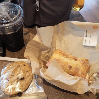 Zoup! Eatery - Half maple bacon ham sandwich, oatmeal cookie, and diet Pepsi - Sandwiches Near Me - Southfield, Michigan
