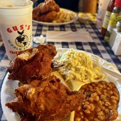 Gus's World Famous Fried Chicken - Best fried chicken ever!!