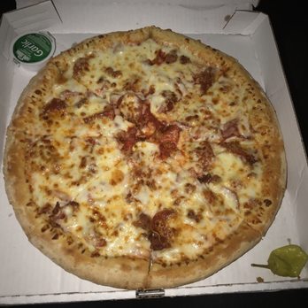 Papa Johns Pizza - Double bacon Six Cheese with (added) pepperoni and extra cheese - Pizza Near Me - Waipahu, Hawaii Papa Johns Pizza - Double bacon Six Cheese with (added) pepperoni and extra cheese - Pizza Near Me - Waipahu, Hawaii