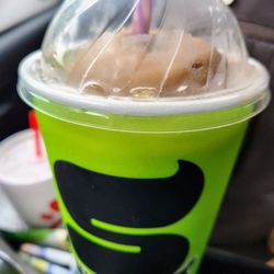 7-Eleven - Coke slurpee was on the house.
