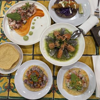 Holbox - Ceviche mixto, Baja shrimp taco, Shrimp aguachile - Latin American Near Me - Los Angeles, California