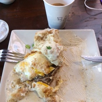 Bacon Boise - Half way in shot - small coffee in paper cup just above (ceramic cup would be a suggestion at the very least). - Breakfast & Brunch Near Me - Boise, Idaho Bacon Boise - Half way in shot - small coffee in paper cup just above (ceramic cup would be a suggestion at the very least). - Breakfast & Brunch Near Me - Boise, Idaho