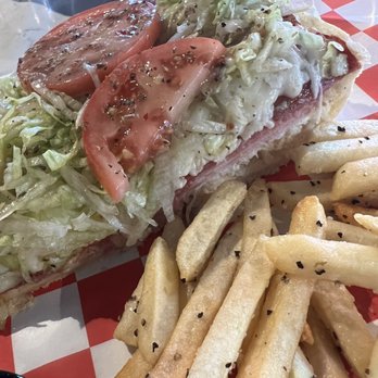 Parry's Pizzeria & Taphouse - Half of the Italian sandwich- HUGE!  Really good, plenty Of meat. - Pizza Near Me - Arvada, Colorado