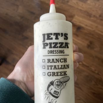 Jet's Pizza - Ranch dressing. HIGHLY RECOMMEND. - Pizza Near Me - Dallas, Texas