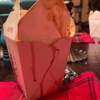 Kim's Restaurant - The paper carton leaking everywhere - Cantonese Near Me - Los Angeles, California Kim's Restaurant - The paper carton leaking everywhere - Cantonese Near Me - Los Angeles, California