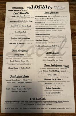 Menu photo 2 The Local on 17 Richmond Hill, GA