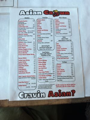 Menu photo 3 Asian Cajun Westminster, CO