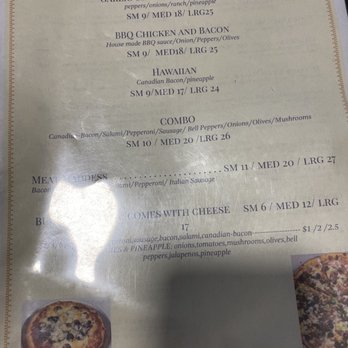 Zeller’s Riverside Bar & Grill - menu - Bars Near Me - Otis, Oregon