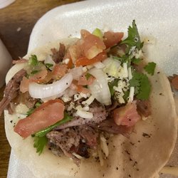 Twisted 6 BBQ - Brisket tacos with homemade pico. Super delicious. Not too much smoke and the tortillas are fluffy. Super good.