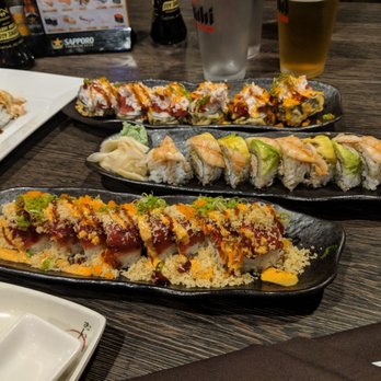 Sekai Sushi - (Bottom-Top) Hot Nights, Super Tiger, and Viva Vegas! All really great specialty rolls to try your first time! Great Service too! - Japanese Near Me - Mesa, Arizona Sekai Sushi - (Bottom-Top) Hot Nights, Super Tiger, and Viva Vegas! All really great specialty rolls to try your first time! Great Service too! - Japanese Near Me - Mesa, Arizona