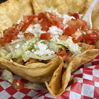 The Taco Factory - Taco salad with chicken. - Tacos Near Me - Rockingham, North Carolina The Taco Factory - Taco salad with chicken. - Tacos Near Me - Rockingham, North Carolina