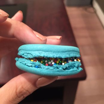 Bakery Nouveau - Birthday cake macaron, $2. Not the greatest. - Bakeries Near Me - Seattle, Washington