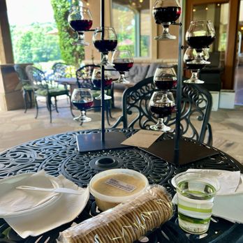 Linville Falls Winery - Wine flights and cheese with crackers. - Wineries Near Me - Newland, North Carolina Linville Falls Winery - Wine flights and cheese with crackers. - Wineries Near Me - Newland, North Carolina
