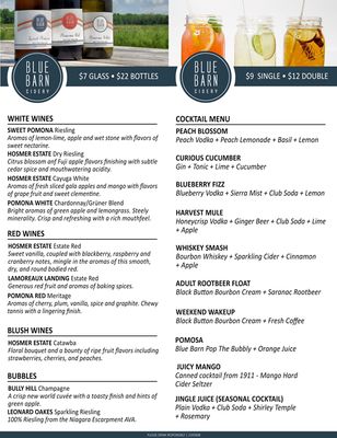 Menu photo 6 Blue Barn Cidery Hilton, NY Menu photo 6 Blue Barn Cidery Hilton, NY