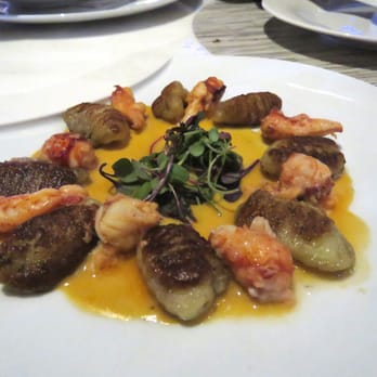 Lago - 7 and 7 - Potato gnocchi with lobster knuckles. - Italian Near Me - Las Vegas, Nevada Lago - 7 and 7 - Potato gnocchi with lobster knuckles. - Italian Near Me - Las Vegas, Nevada