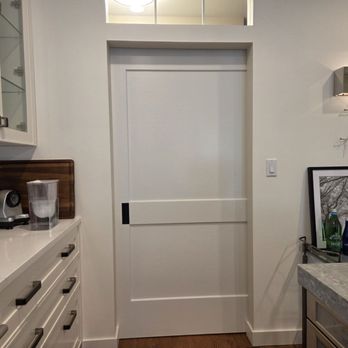 Yellow Block Cabinets - Door shut - Carpenters Near Me - Medway, Massachusetts Yellow Block Cabinets - Door shut - Carpenters Near Me - Medway, Massachusetts