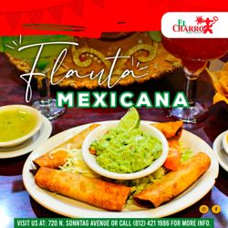 El Charro Mexican Restaurant - Flautas Mexicanas