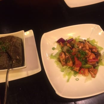 Mchi - Teriyaki salmon and banana leaf wrapped sticky rice - Chinese Near Me - Amsterdam, New Hampshire Mchi - Teriyaki salmon and banana leaf wrapped sticky rice - Chinese Near Me - Amsterdam, New Hampshire